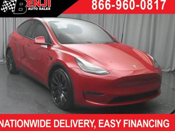 TESLA MODEL Y 2022 7SAYGDEF2NF565588 image